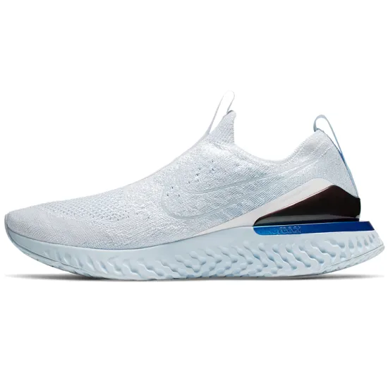 Nike Epic React Moc Flyknit White Hydrogen Blue