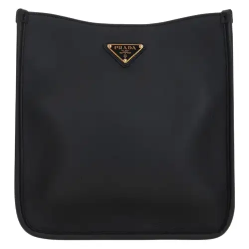 PRADA Grain Leather Crossbody Bag, Shoulder Bag Women's Black
