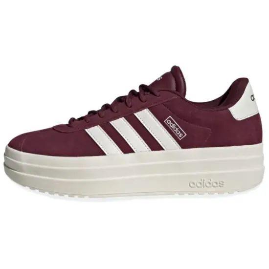 Adidas Vl Court Skateboard Shoes Women's Low-Top Chestnut/Core White/Gray White