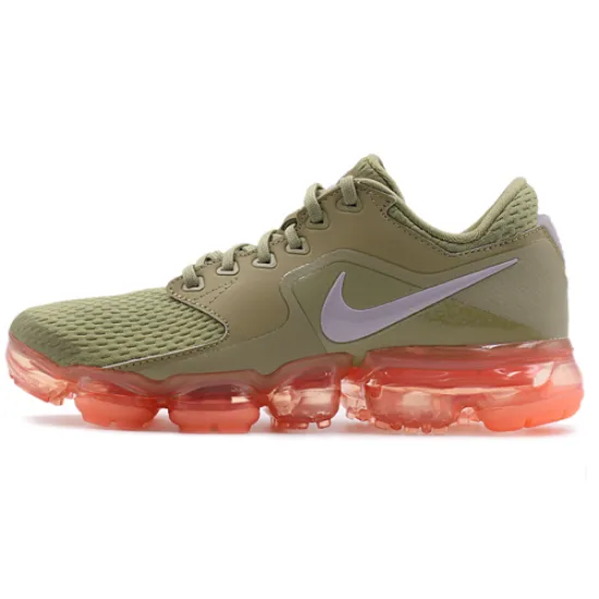 Nike AIR VAPORMAX Low Top Casual Running Shoes Women's Olive Green