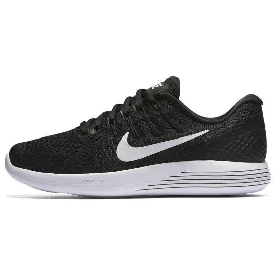 Nike Lunarglide 8 Black White Women's