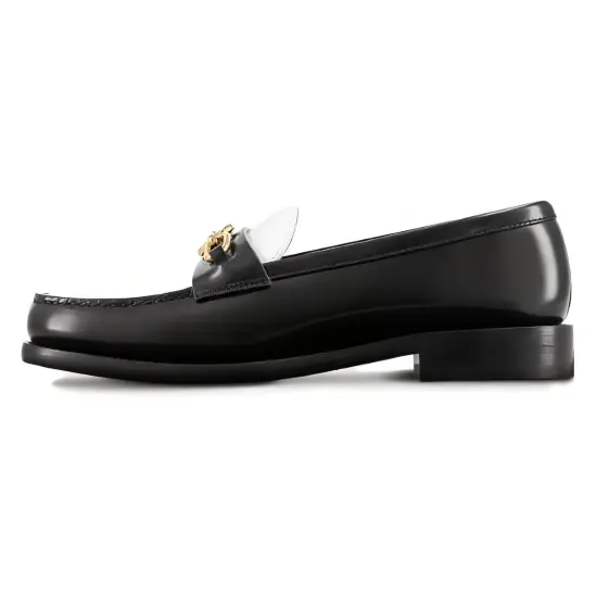 LOUIS VUITTON Chess Loafers Women's Black
