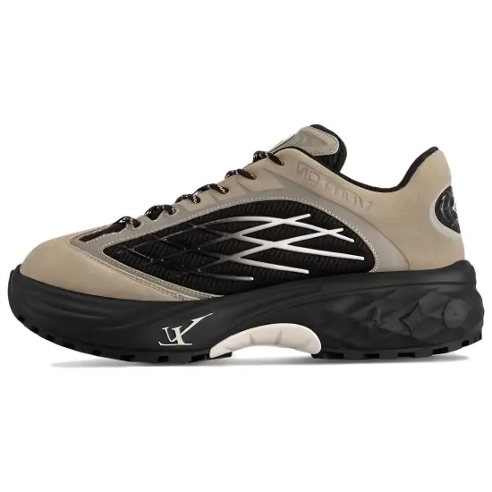 LOUIS VUITTON Casual Shoes Men Low-Top Black
