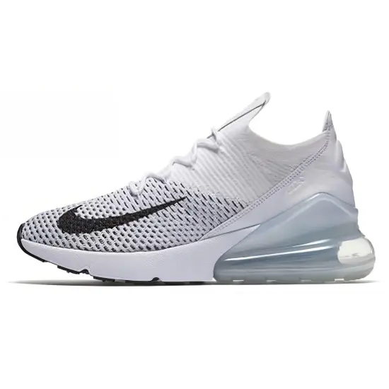 Nike Air Max 270 Flyknit White Black Women's