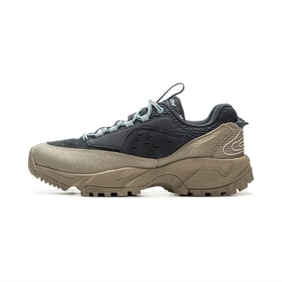 LiNing CF Su Xi Xingye V2 Cushioning Support Low Top Outdoor Trekking Shoes Women's Black Umber