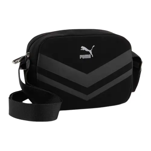 PUMA Polyester Shoulder Bag, Crossbody Bag Small Unisex Black