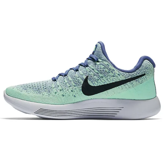 Nike LunarEpic Flyknit 2 Running Shoes Women's Low-top Blue/Green