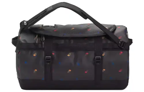 THE NORTH FACE Print Nylon With PVC Backpack Gym Bag Men's Black