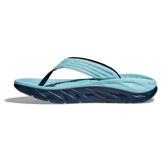 HOKA ONE ONE Ora Recovery Flip Slide Slippers Men's Dark Blue