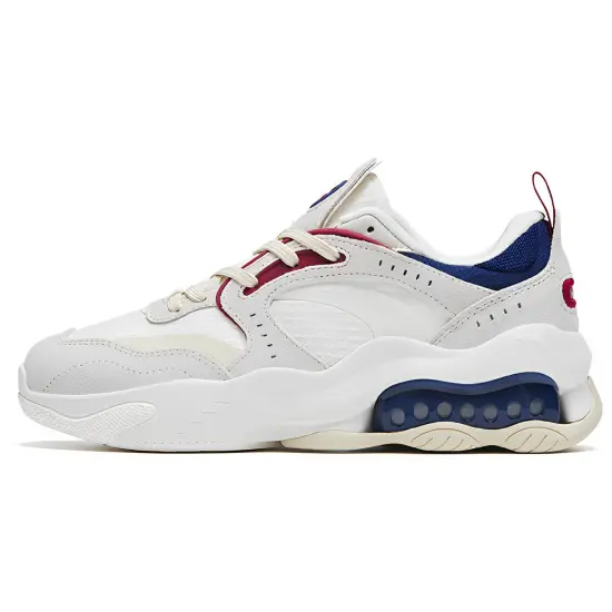 Anta Kaiyuan 982 Cushioned Wear-Resistant Lightweight Low-Top Sports Casual Shoes Women's White Gray Blue