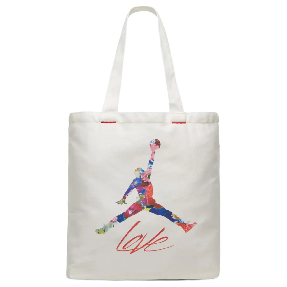 Jordan Cotton Tote Bag, Shopping Bag, Handbag, Shoulder Bag Regular Men's Ecru