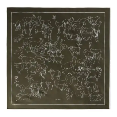 Loro Piana Mulberry Silk Scarves Women's Black