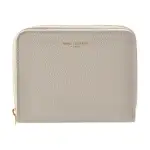 SAINT LAURENT Calfskin Wallet Mini Women's Ivory