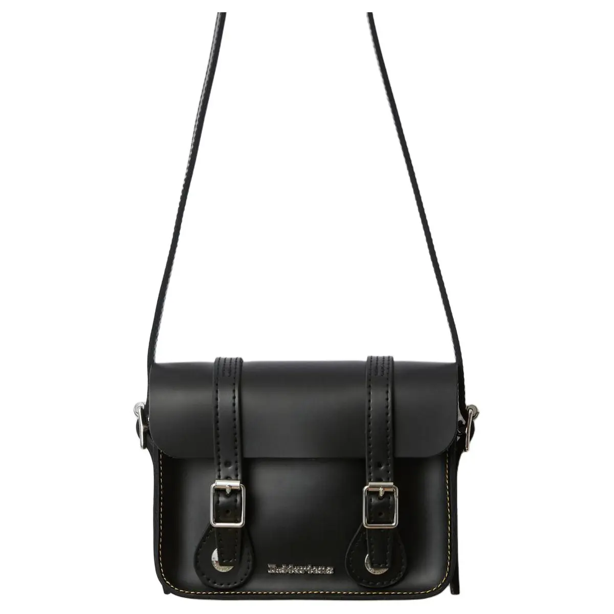 Dr.Martens Smooth Leather Crossbody Bag, Shoulder Bag Mini Unisex Black
