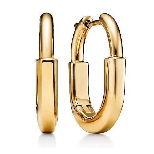 TIFFANY & CO. 18K Gold Earrings Women's Gold