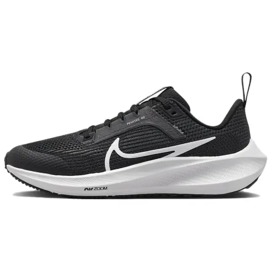 Nike Air Zoom Pegasus 40 GS 'Black White'