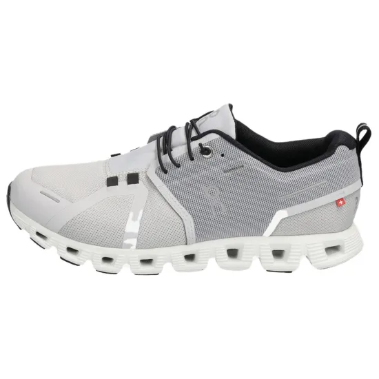 On Running Cloud 5 Waterproof Glacier Grey White