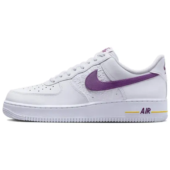 Nike Air Force 1 '07 'Embossed Hoops Lakers'