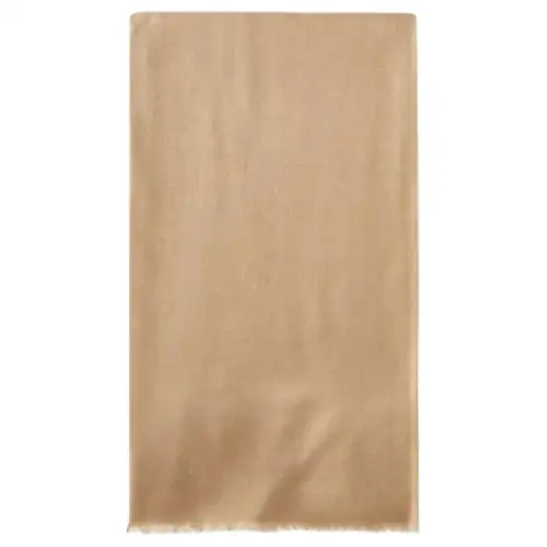 Loro Piana Cashmere, Mulberry Silk Knit Scarves Women's Peanut Sauce/Light Umber