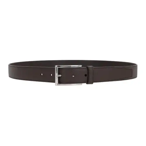 PRADA Leather Belts Men's Brown