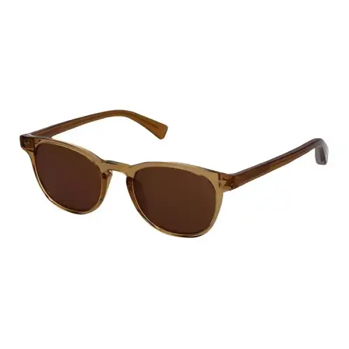 Bottega Veneta Acetate Oval Sunglasses Men's Brown