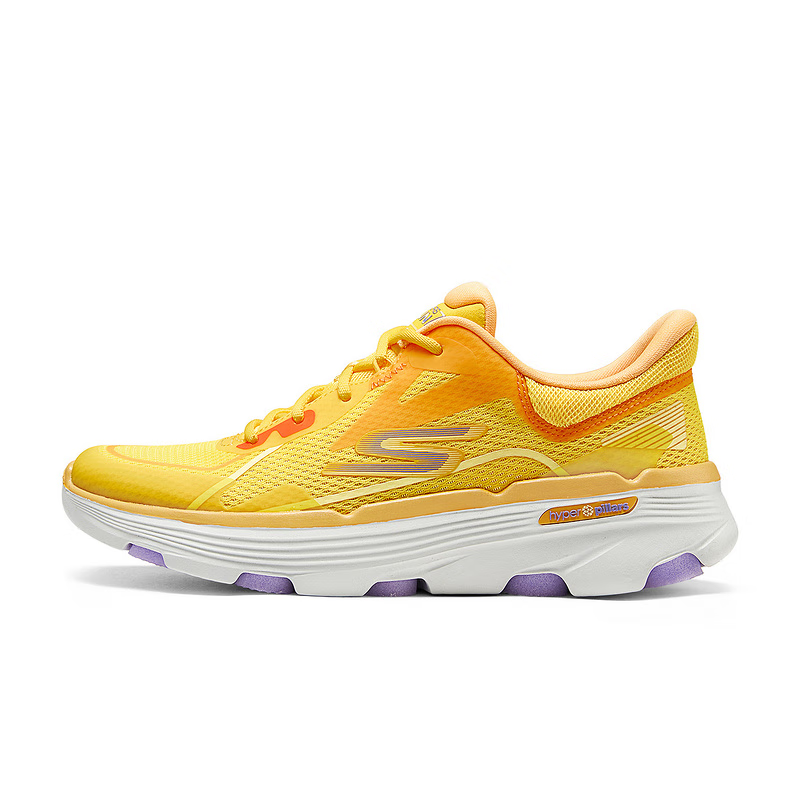 Skechers GO RUN 7.0 Low top Casual Running Shoes Women’s Yellow White