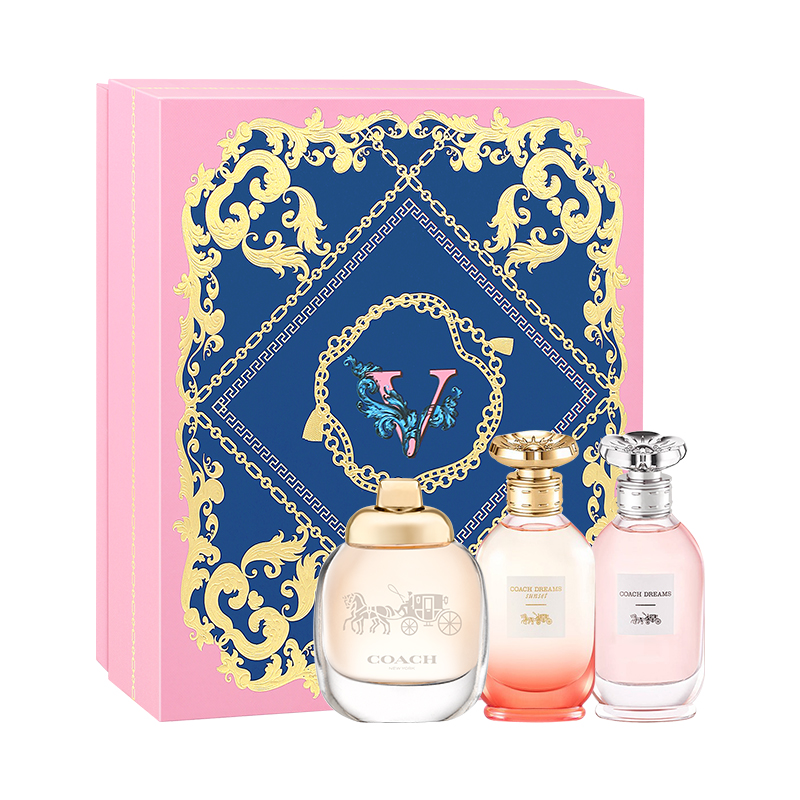 COACH Coach Women's Perfume Sample Set Three-piece New York Eau de Toilette/Eau de Toilette Dream Journey California Dream Name of the Rose Hua Fruxiang/Yan Yun Eau de Toilette EDT Intensive Eau de Toilette EDP 4.5ml*3