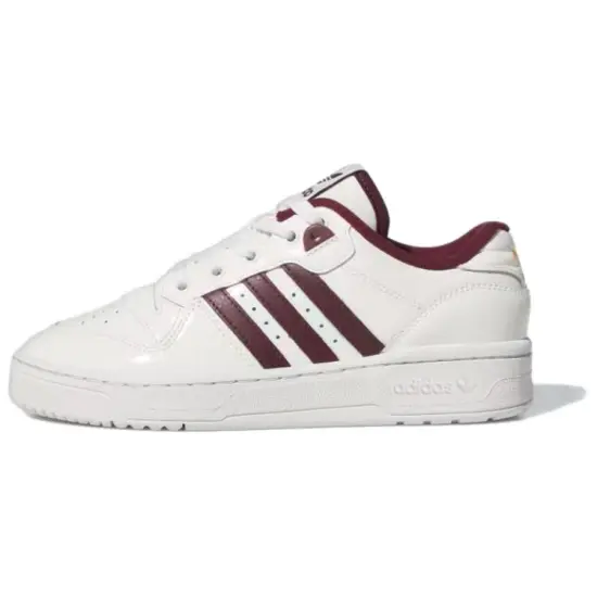 Adidas Originals Rivalry Slip Resistant Low Top Skateboard Shoes Women's White Red
