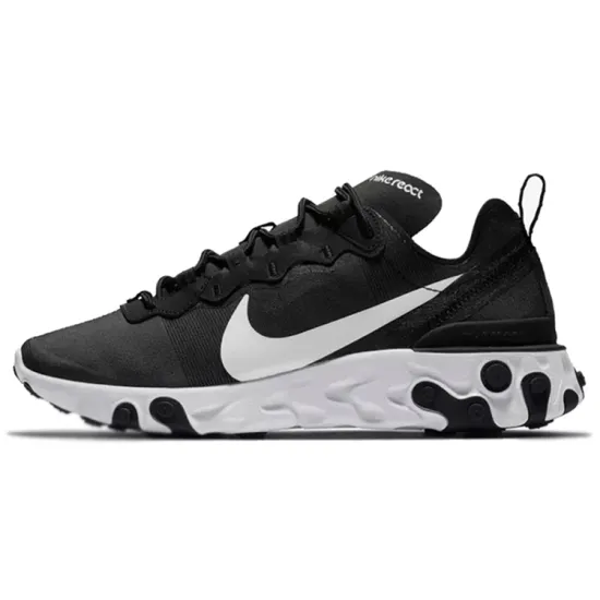 Nike React Element 55 Black White Women's