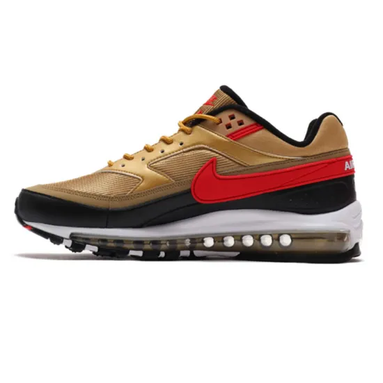 Nike Air Max 97 BW Metallic Gold University Red Black