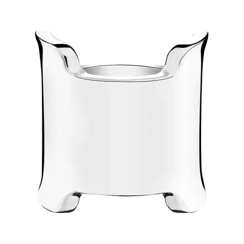 HERMES Metal Rings Unisex Silver