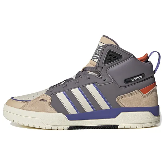 100DB Adidas Neo Mid 'Trace Grey Magic Beige'