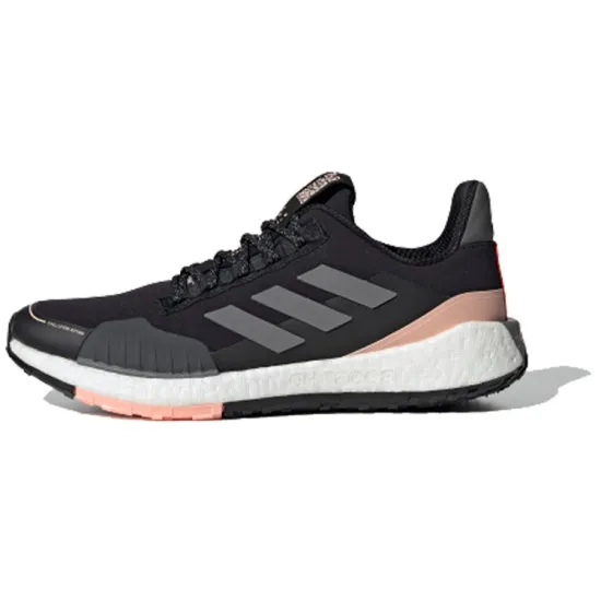 Adidas PulseBOOST Running Shoes Women's Low-top Black/Gray/Pink