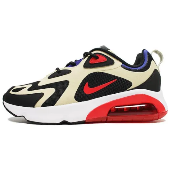 Nike Air Max 200 Team Gold University Red Black