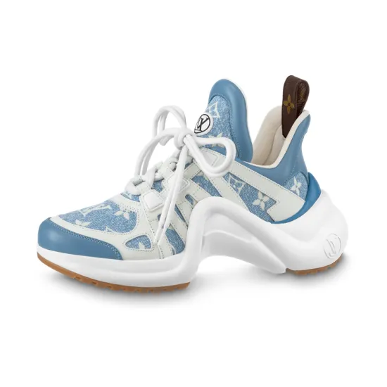 LOUIS VUITTON Archlight 1.0 Casual Shoes Women's Low-Top Blue/White