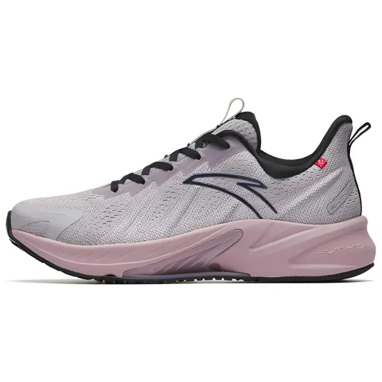 ANTA Rocket 4.0 Running Shoes Women's Low-Top Gray Black/Purple