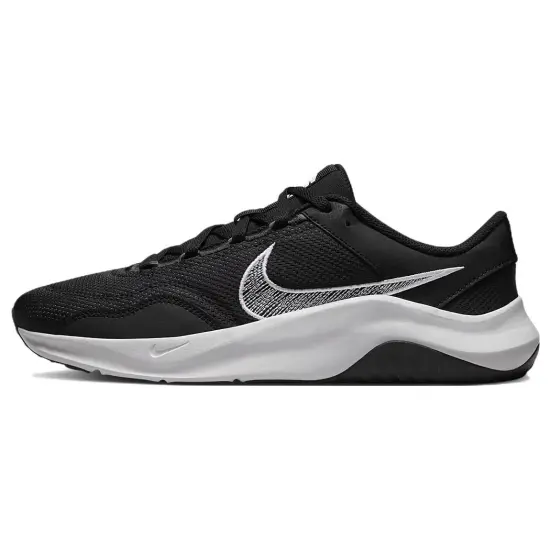 Nike Legend Essential Training Shoes Men Low-top Core Black/Solid Gray/Flash Red