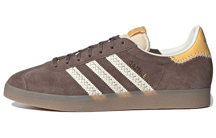 adidas gazelle silver green womens adidas Shoe Palace Exclusive Gazelle Mens Lifestyle Shoes White Brown IF4600