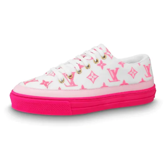 LOUIS VUITTON Lv Stellar Low-Top Sneaker Pink/White Women's