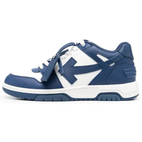 OFF-WHITE Out Of Office Ooo Low Tops Dusty Blue White