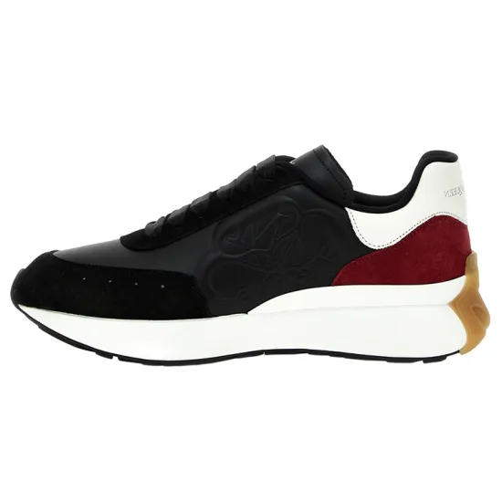 Alexander McQueen Sprint Runner Black White Red