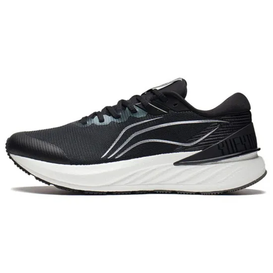 LiNing YueYing 2.0 Cushioned Anti Slip Wear Resistant Breathable Lightweight Low Top Running Shoes Men's Black