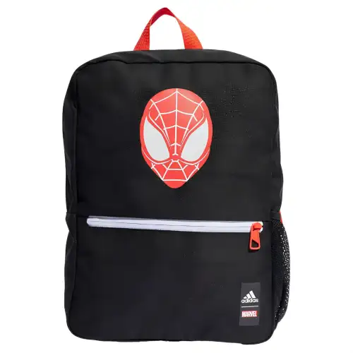 Adidas Recycled Polyester Plain Weave Fabric Backpack Regular Men's Black & Bright Red