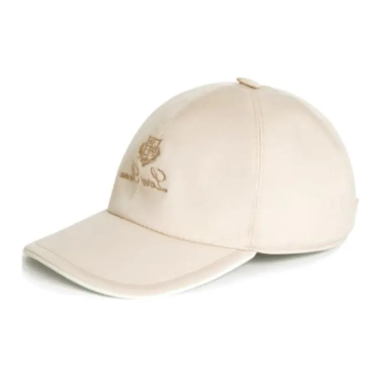 Loro Piana Polyamide Baseball Caps Kids' Ivory