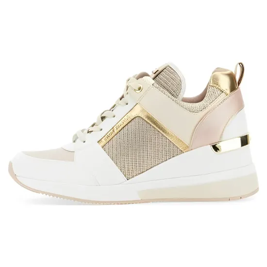MICHAEL KORS Georgie Casual Shoes Women's Low-Top White Pink