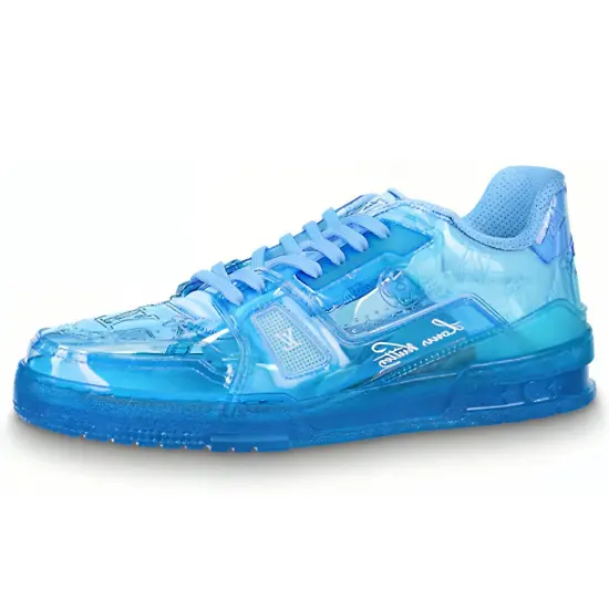 LOUIS VUITTON Trainer Sneakers 'Blue PVC'