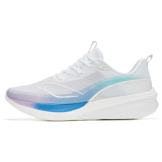 LiNing Red Hare 6 Pro Anti-Slip And Wear-Resistant Breathable Low-Top Running Shoes Women's White Blue Cyan Purple