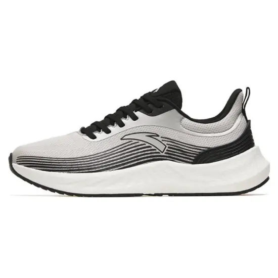 ANTA Martian Foam Running Shoes Men Low-Top Silver Black