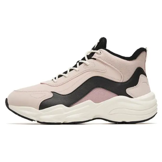 ANTA Walker Casual Shoes Women's Mid-Top Pink