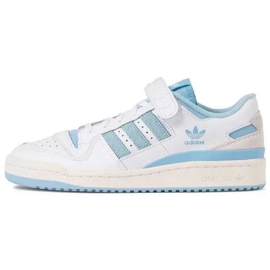 Adidas Originals FORUM 84 Skateboard Shoes Unisex Low-top White/Royal Blue